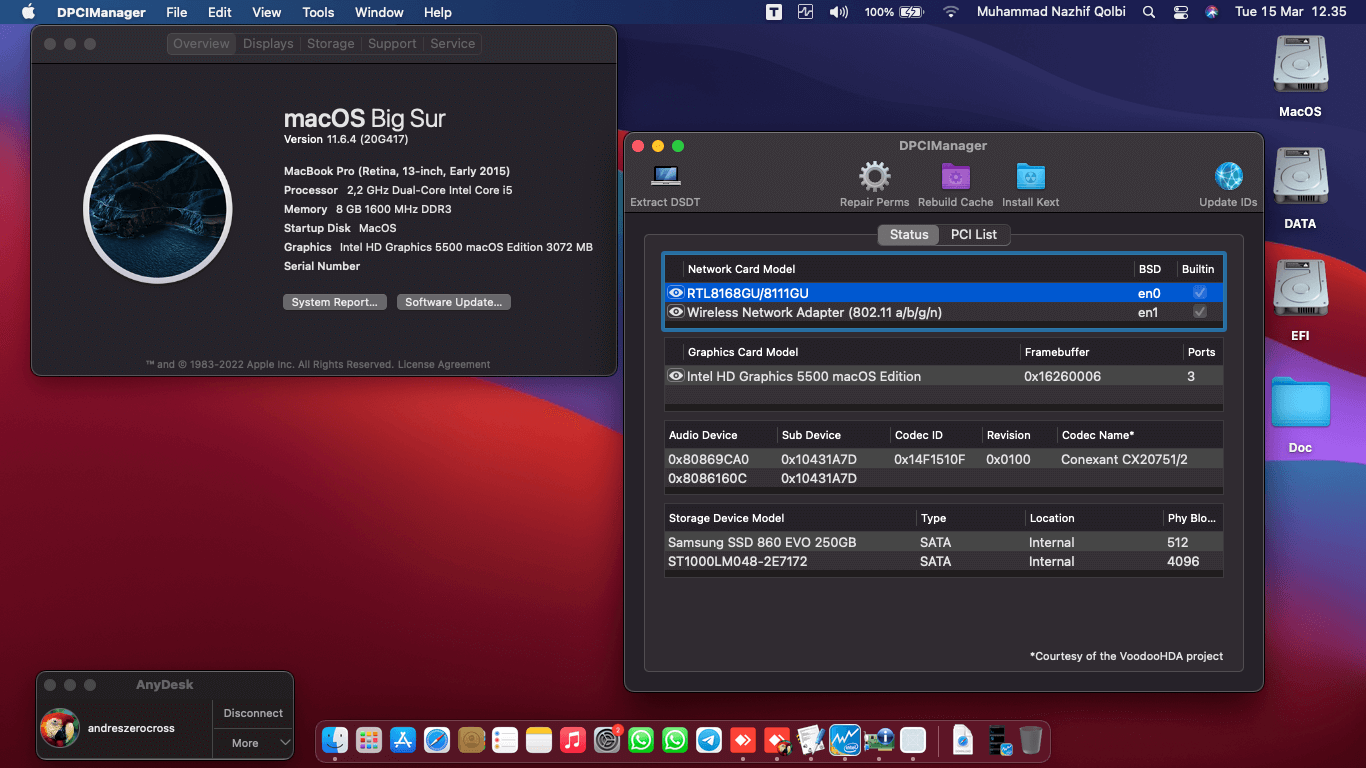 Asus A455LF WX042D 2nd [Broadwell   Intel HD 5500 + PS2]   OpenCore 1